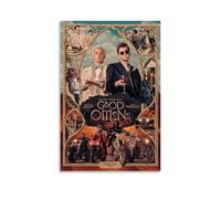 Good-Omens Season 1 Póster de Lienzo Vintage Póster Arte de Pared Impresiones Decorativas Póster Moderno Lienzo Arte Cuadros para Salón Dormitorio 30 x 45 cm