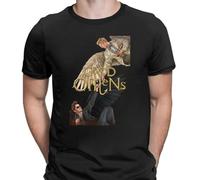 Good Omens tee Shirt Ineffable T Shirts Men Black XL