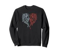 Good Omens - Un brindis por el mundo (azul y rojo) Sudadera