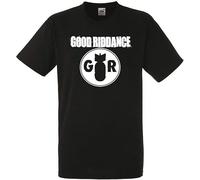 Good Riddance Logo Black Mens T-Shirt Men Rock Band tee Shirt Mens