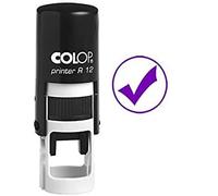 GOOD Sello de entintaje Mini goma Colop ao Maestros decorativos Sellos 12mm