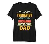 Good Therapist Better Husband The Best Dad For Fathers Day Camiseta Premium