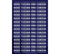 GOOD THINGS ARE COMING | Aesthetic Cloud & City Notebook: College Ruled Composition Notebook | 6” x 9” | 100 Pages | Aesthetic City & Cloud Cover with Motivational Quote | Notebook for Boys and Girls