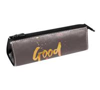 Good Things Take Time - Bolsa para bolígrafos, papelería, bolsa para lápices, bolsa de cosméticos, bolsa compacta con cremallera, multicolor, 5.5 ×6 ×20CM/2.2x2.4x7.9 in, Organizador de bolsas