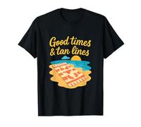 Good Times & Tan Lines Beach Life Summer Vibes Camiseta