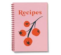 Good Tuesday A5 Vine Tomato Recipe Journal - Wiro-bound Book Log, 128 Colour Pages - Preserve your Favourite Recipes - Handy Cooking Conversions, 52 Double Spread Recipe Pages - UK Made