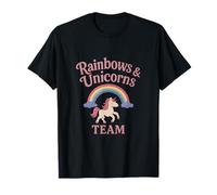 Good Vibes Crew Rainbows & Unicorns Gráfico del Equipo Camiseta