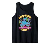Good Vibes Only Dj Animal Fiesta Pulpo Camiseta sin Mangas