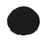 Good Vibes Only - Gorros de ducha reutilizables impermeables antideslizantes de secado rápido para el cabello largo y corto