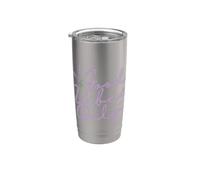 Good Vibes Only Lavender Garden Fragancia Planta Vaso térmico de acero inoxidable de doble pared