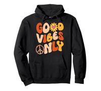 Good Vibes Only Peace Love, 60, 70, Tie Dye, Groovy Hippie Sudadera con Capucha