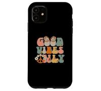 Good-Vibes Only Peace Sign Love 60s 70s Hippie Goodvibes Carcasa para iPhone 11
