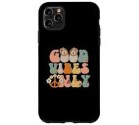 Good-Vibes Only Peace Sign Love 60s 70s Hippie Goodvibes Carcasa para iPhone 11 Pro Max
