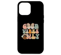 Good-Vibes Only Peace Sign Love 60s 70s Hippie Goodvibes Carcasa para iPhone 12 Pro Max
