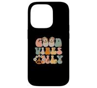 Good-Vibes Only Peace Sign Love 60s 70s Hippie Goodvibes Carcasa para iPhone 14 Pro