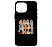 Good-Vibes Only Peace Sign Love 60s 70s Hippie Goodvibes Carcasa para iPhone 16 Pro Max