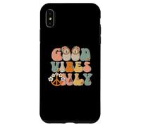 Good-Vibes Only Peace Sign Love 60s 70s Hippie Goodvibes Carcasa para iPhone XS Max