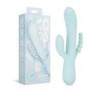 Good Vibes Only - Triple stimulation Vibe - Soft Silicone - Azul