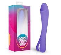 Good Vibes Only Vibrador del Punto G Gili con 10 Configuraciones de Vibración, Diseño Curvo, Recargable, Impermeable (Púrpura)