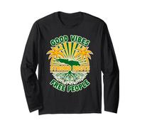 Good Vibes Strong Roots People EST 6 de Agosto de 1962 Jamaicano Manga Larga