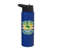 Good Vibes Strong Roots People Jamaica Est 6 de agosto de 1962 Stainless Steel Insulated Water Bottle