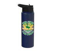 Good Vibes Strong Roots People Jamaica Est 6 de agosto de 1962 Stainless Steel Insulated Water Bottle