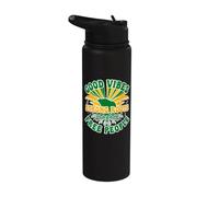 Good Vibes Strong Roots People Jamaica Est 6 de agosto de 1962 Stainless Steel Insulated Water Bottle