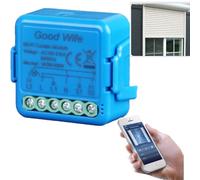 Good Wife Interruptor Persianas WiFi, Módulo Comando para Persianas Eléctricas, Control Vocal Con Alexa y Google Home, App Smart Life, Temporizador Switch para Cortinas