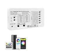 Good Wife ZIGBEE 3.0 Mini RGB CCT controller tira luminosa DC5-12-24V 144W soporte LED Light Strip Lighting compatible con Alexa Echo plus APP Controller 2.4G RF (ZBMINI)