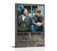 Good Will HuntingPainting - Póster artístico en lienzo para decoración de pared, hogar, dormitorio, estética, pintor, sala de estar, decoración de pared, marco decorativo para habitación, estilo 20 x