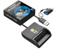 Good2know Lector de tarjetas EID - USB C y USB A - Lector de tarjetas de identificación - Tarjeta de identificación - ID Ebelgium - 305