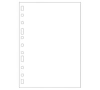 GOOD4YOU Papel de escribir A4 con anillas 16 hojas