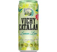 GOOD4YOU Vichy Catalan Agua Mineral Natural con Gas Sabor Lima-limón Lata 33 cl