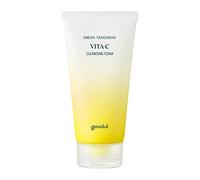 GOODAL Espuma limpiadora de vitamina C de mandarina verde para pieles sensibles | Fórmula suave para limpieza profunda, rica, lavado facial diario en espuma, no irritante (5.07 fl oz) (Ver.2)
