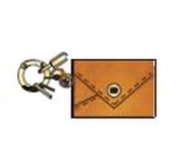 GOODAYY AirTag - Mini bolso de piel, bolsa para joyas para monedas con anillo de muelle, llavero NFC, protección de anillos, llaves, accesorios para mujeres (6 cm x 4,5 cm), naranja., Gold