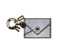 GOODAYY AirTag - Mini bolso de piel, bolsa para joyas para monedas con anillo de muelle, llavero NFC, protección de anillos, llaves, accesorios para mujeres (6 cm x 4,5 cm), Gris, azul, Gold