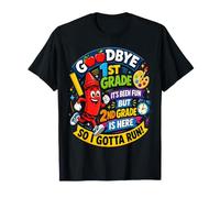 Goodbye 1st Hello Grade 2nd Grade Is Here Back To School Camiseta