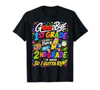 Goodbye 1st Hello Grade 2nd Grade Is Here Back To School Camiseta