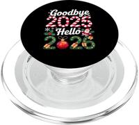 Goodbye 2025 Hello 2026 Happy New Year 2025 Humor Men Women PopSockets PopGrip para MagSafe