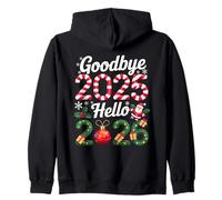 Goodbye 2025 Hello 2026 Happy New Year 2025 Humor Men Women Sudadera con Capucha