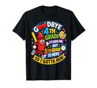 Goodbye 4th Hello Grade 5th Grade Is Here Back To School Camiseta