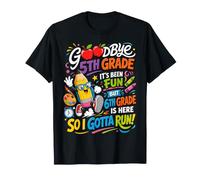 Goodbye 5th Hello Grade 6th Grade Is Here Back To School Camiseta