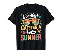 Goodbye Cafeteria Hello Summer Cafetería De La Escuela Camiseta
