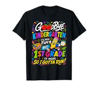 Goodbye Kindergarten Hello 1st Grade Is Here Back To School Camiseta