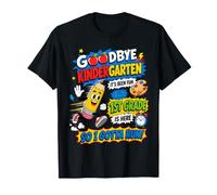Goodbye Kindergarten Hello 1st Grade Is Here Back To School Camiseta