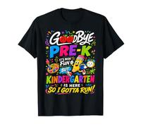 Goodbye Pre-K Hello Kindergarten Is Here Back To School Camiseta