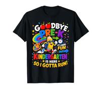 Goodbye Pre-K Hello Kindergarten Is Here Back To School Camiseta