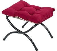 GOODBZ Reposapiés Reposapiés Reposapiés Pequeño De Cachemira Agradable para La Piel,Reposapiés De Asiento Acolchado PORTÁTIL Plegable,Otomano Liviano,para Sala De Estar Dormitorio Al Aire