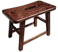 GOODBZ Taburete De Ducha Taburetes De Bañol/Taburete De Madera Maciza Taburete De Baño para Adultos/Asientos De Ducha Taburete Silla De Baño Antideslizante De Estilo Retro Aplicar para An