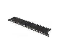 GoodConnections Alcasa GC-N0136 Patch Panel 19" 24 Puertos RJ45 Cat 6 UTP Gigabit Ethernet 1U Negro